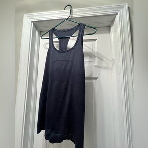 Navy Lululemon Racerback Tank Top Size 10